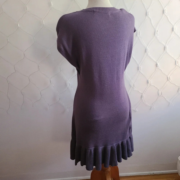 Anthropologie Sparrow Knit Dress | Dusky Purple | Size X-Large - Picture 4 of 5